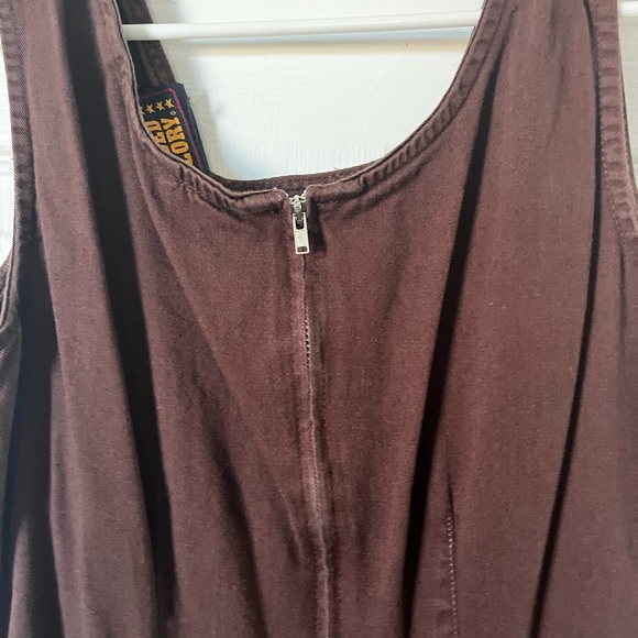 Women’s Brown Midi Dress by Faded Glory - Picture 3 of 4